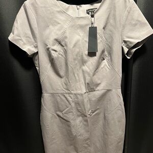 Banana Republic Light Gray Mini Dress